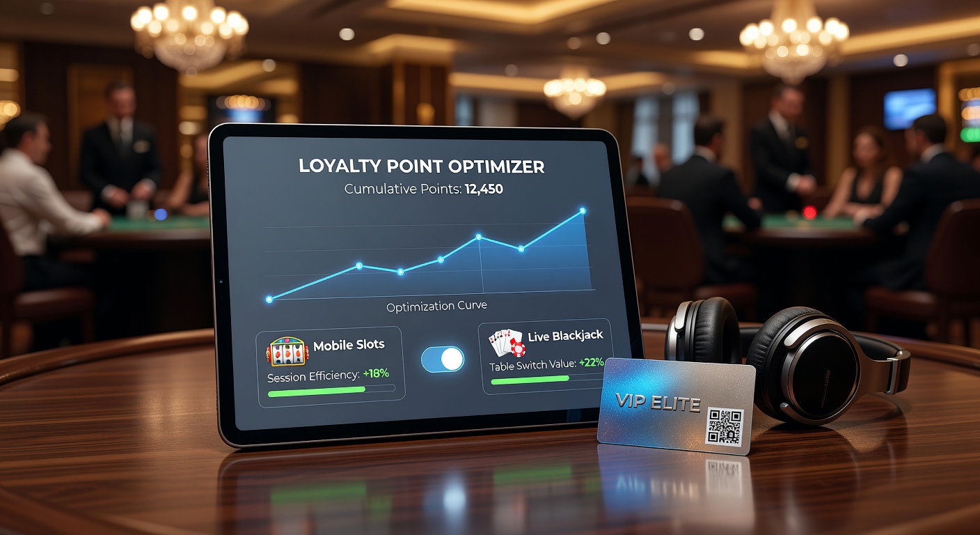 Player switching between mobile slot app and live blackjack table while tracking loyalty points