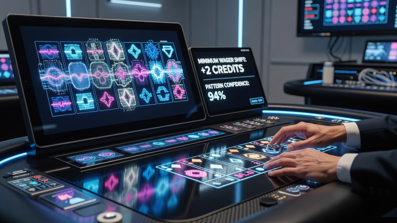 Close-up of loyalty profile dashboard linking slot data to table game settings